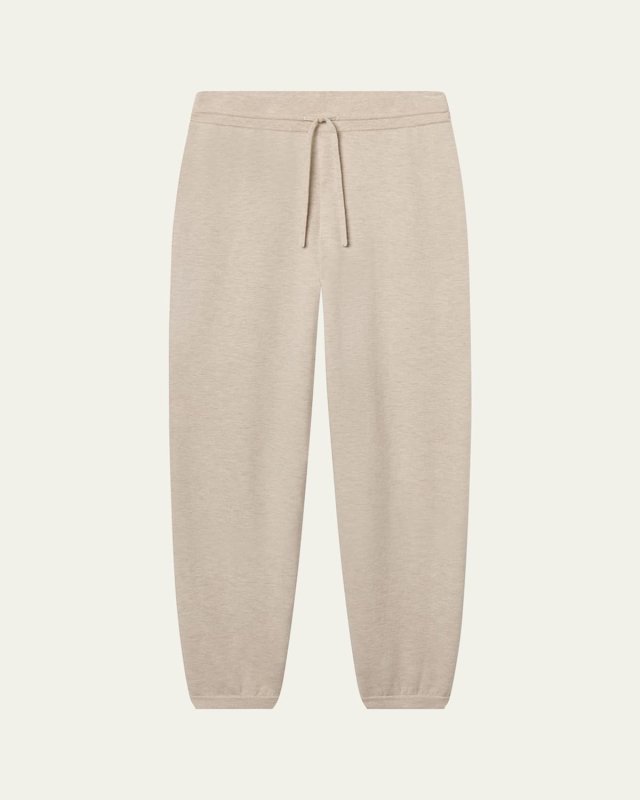 Cozy Cotton Silk Tapered Joggers